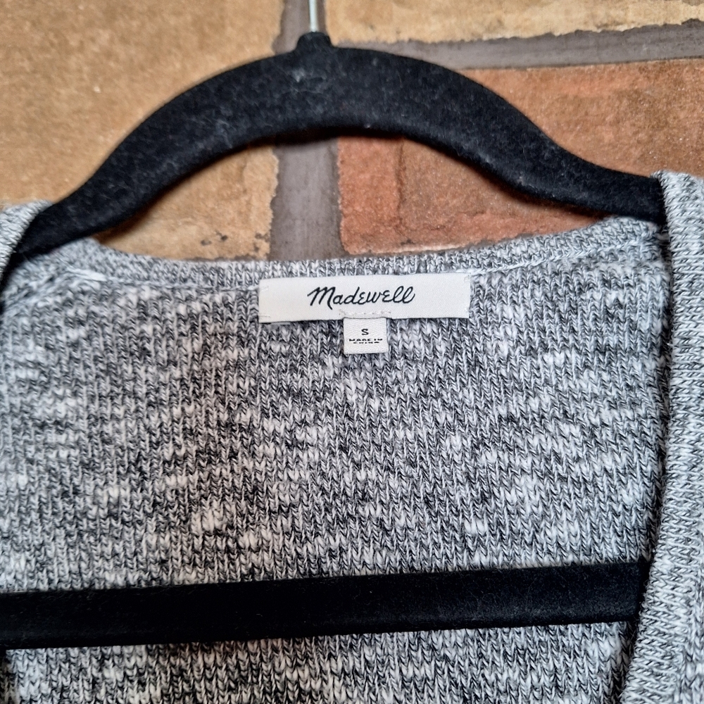 Madewell Knit Wrap V-Neck Sweater Small - Picture 3 of 7